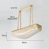 Nordic Art Bent Glass Tube Designer Hanging Lamp Modern Chandelier Lighting Lustre Home Indoor Decor Suspension Luminaire Lampen