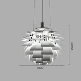 Nordic Designer Postmodern Simple Chiba Chandeliers Living Room Dining Room Creative Aluminum Pendant Light Home Decoration LED