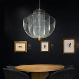 Modern New Indoor Decorative Simple Birdcage Chandelier Mesh Metal Design Living Room Dining Room Light Lobby Mesh Chandeliers