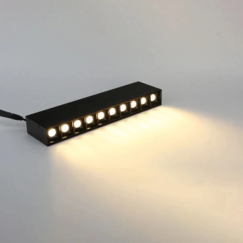 LED Long Ceiling Lamp Dimmable Line Light Fixture 40W Office Living Room Bedroom Home Decoration COB Spot Lamps Indoor Lighting