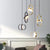 Modern led rotatatble pendant lights for bedroom living room bathroom ceiling hanging lamp decoration lighting design rotate