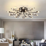 American retro crystal Ceiling lamp minimalist room bedroom dining room Nordic creative LED Ceiling lamp indoor lighting fixture
