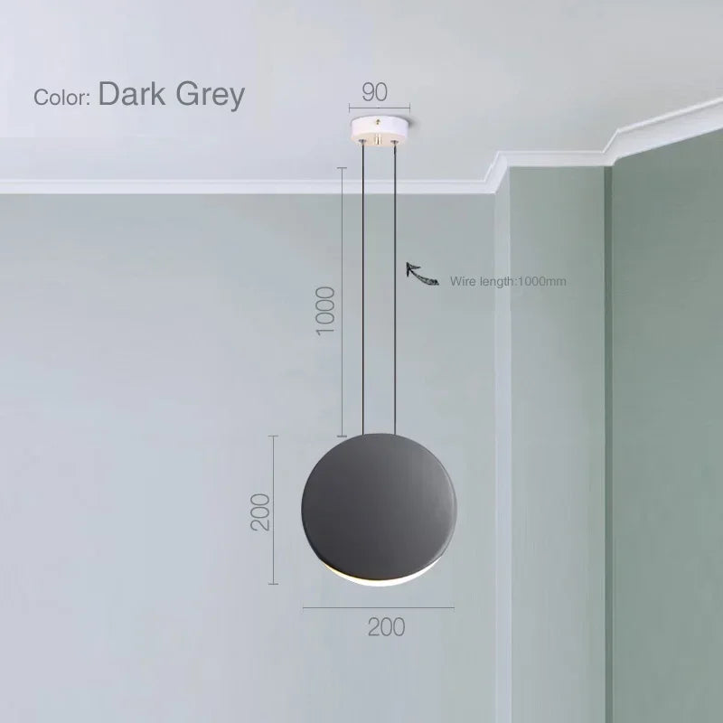 Scandinavian LED Chandelier - Modern Nordic Pendant Lamp for Dining & Kitchen