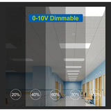 Hot Sale Commercial Panel Light 2x 4ft Adjustable Backlit Ceiling Flat Panel Light Emitting Diode Light
