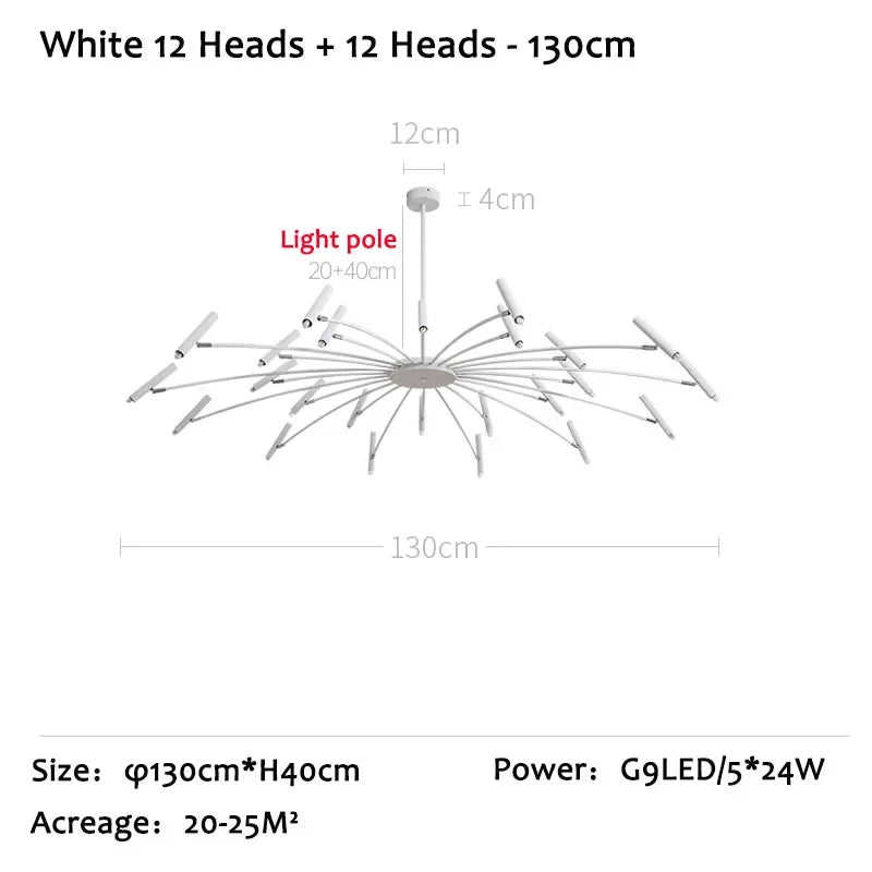 Living Room Lamps Modern Led Ceiling Chandelier Nordic Dining Room Bedroom Chandeliers 110V/220V Home Interior Hanghing Lighting