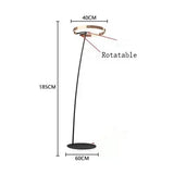 Italian Light Luxury Minimalist Fishing Lamp Living Room Study Vertical Decoration Lights Artistic Floor  led floor lamp