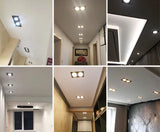 Anti-Glare Recessed Dimmable LED Downlight 9W12W15W18W24W30W COB Ceiling Lamps Spot Light Epistar Chip AC90-260V Indoor Lighting