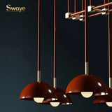 Modern Simplicity Luxury Stylish LED Pendant Lights Metal Hanging Lamps for Dining Room Hall Café Bar Home Decoration Art Design