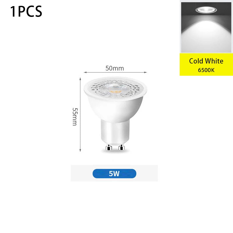 GU10 Track Light LED Interior Decoration Smart home Hallway Shop Rail Ceiling Lamp Fixture Replaceable Bulbs Led Spotlights Set