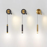Nordic Luxury Wall Lamp with Reading Spotlight - Modern Linear LED Sconce