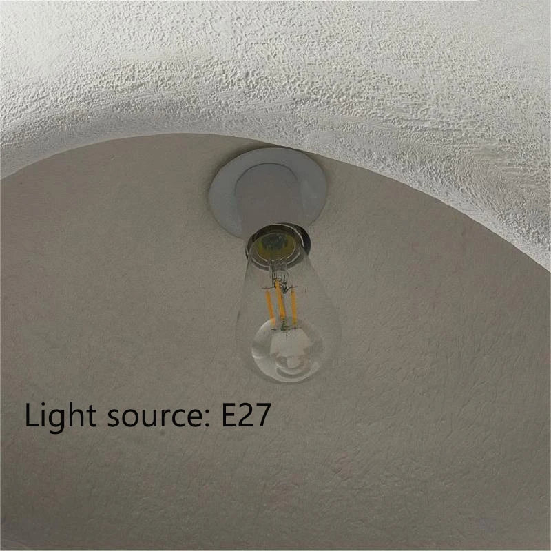 Nordic Wabi Sabi E27 LED Pendant Lights Modern Ceiling Chandelier Lights for Living Room Bedroom Dining Room Loft Hanghing Lamp