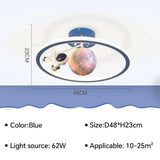 Cartoon Unicorn Bedroom Light Creative Astronaut Pendant Light  Simple Children's Room Light Eye Protection Stepless Dimming