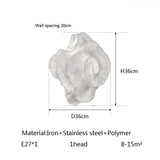 Art Deco Shop Restaurant Chandeliers Modern Creative Cloud Pendant Lights Living Room Bedroom Hanging Lamps for Room Decor LED