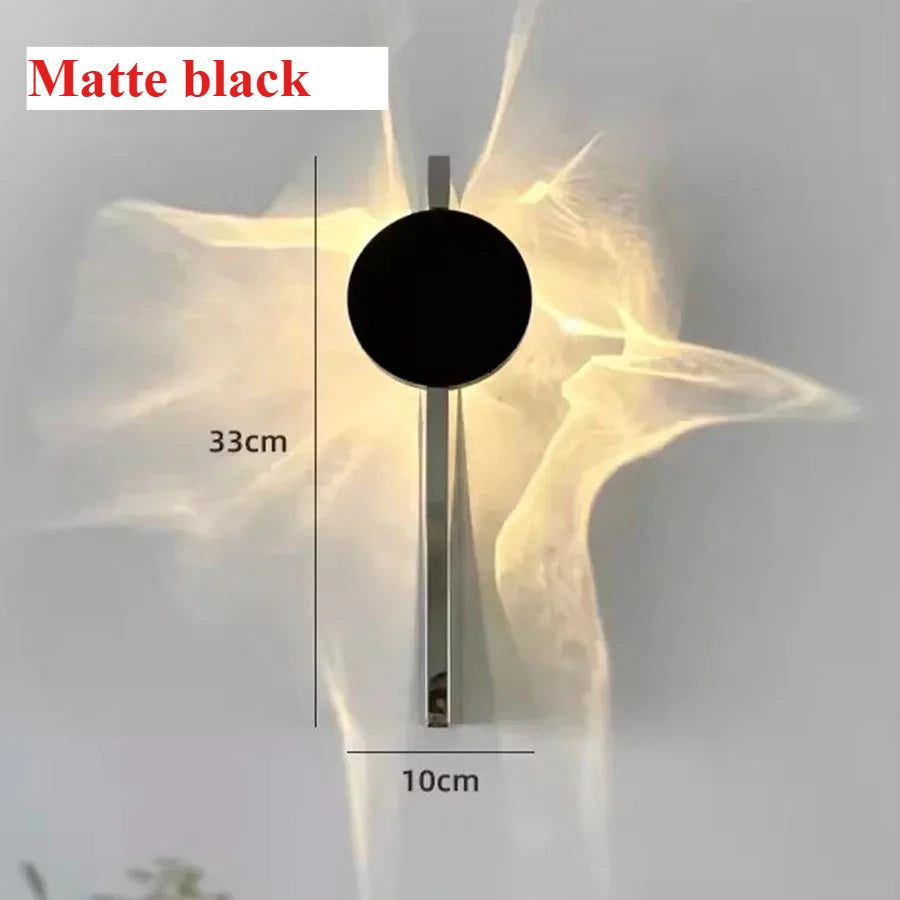 Creative Art Corrugated LED USB Rc and Wiring Wall Lamps Bedroom Bedside Shadow  Sconces Aisle Porch Corridor Atmosphere  Light