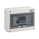HT Series IP65 Waterproof Electrical Distribution Box (2/3/5/8/12/15/18/24 Way) - PC Plastic Outdoor Junction & Circuit Breaker Switch Box