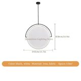 Italian Style Modern LED Pendant Chandelier - Sleek Hanging Ceiling Lamp Fixture for Bar Counter, Shop, Restaurant, Living Room & Home Decor