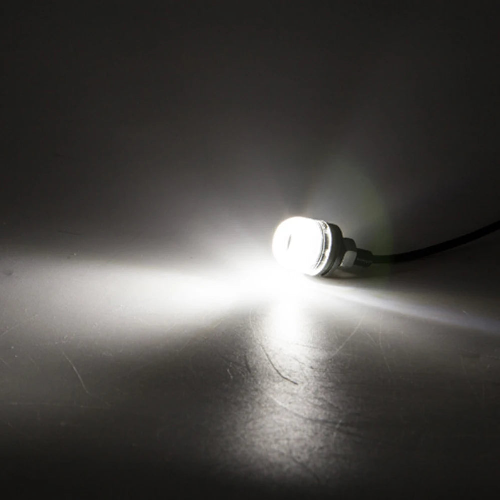 2X 9W 12V SMD LED Chip License Plate Light Bolt Screw Turn Signal Tail Light 5630 LED Number Plate Light Motorcycle Auto Car