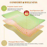 Red Light Therapy Blanket 660nm 850nm - Infrared Heating Shawl for Pain Relief