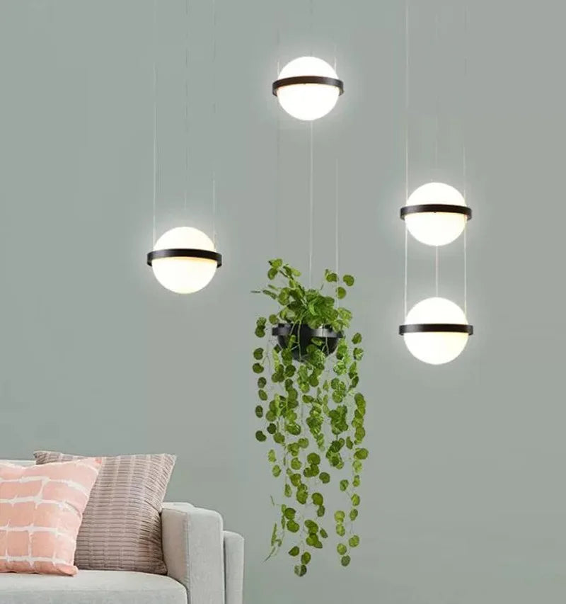 2026 Modern Plant Pendant Lights Nordic DIY Sky garden Led Lamp Flower Pot Hanging Lamp Dining Room Lighting Fixtures Home Decor