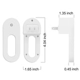 LED Night Light with Dusk-to-Dawn Twilight Sensor (EU/US Plug) - Warm White Energy Saving Plug-In Wall Lamp for Kids Room, Bedroom & Hallway