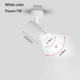 Zoomable LED Surface Spotlight - Adjustable Focus Ceiling Lamp for Retail Stores