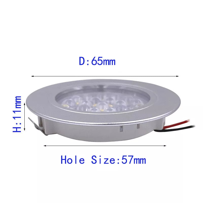 Recessed light Dimmable Downlight 1.5W Plafond Lamp Indoor Focus  Display Spotlight 12V Garage lights led ceiling Room decors