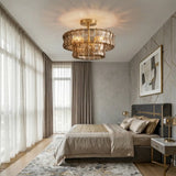 Italian Murano Glass Ceiling Chandelier Light - Handcrafted Luxury Flush Mount Pendant Fixture for Living Room, Bedroom & Restaurant Decor