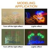 LED Bar Lights Flexible Silicone Neon Light Outdoor Light Strip Strip Waterproof Rope String Lamp Kitchen Room Decoration Lamp