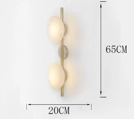 Modern LED Wall Sconce for Living Room Background Glass Wall Lamp Home Staircase Aisle Corridor Lighting Bedside Wall Light