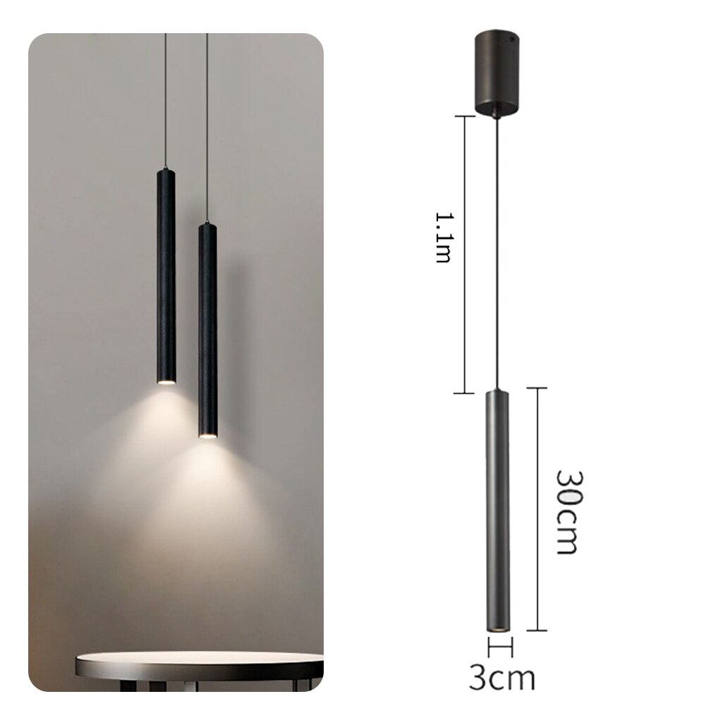 Modern Ceiling Lights Long Strip Chandeliers For Living Room Bedroom Bedside LED Indoor Hanging Lamp Home Lighting Ceiling Lamp