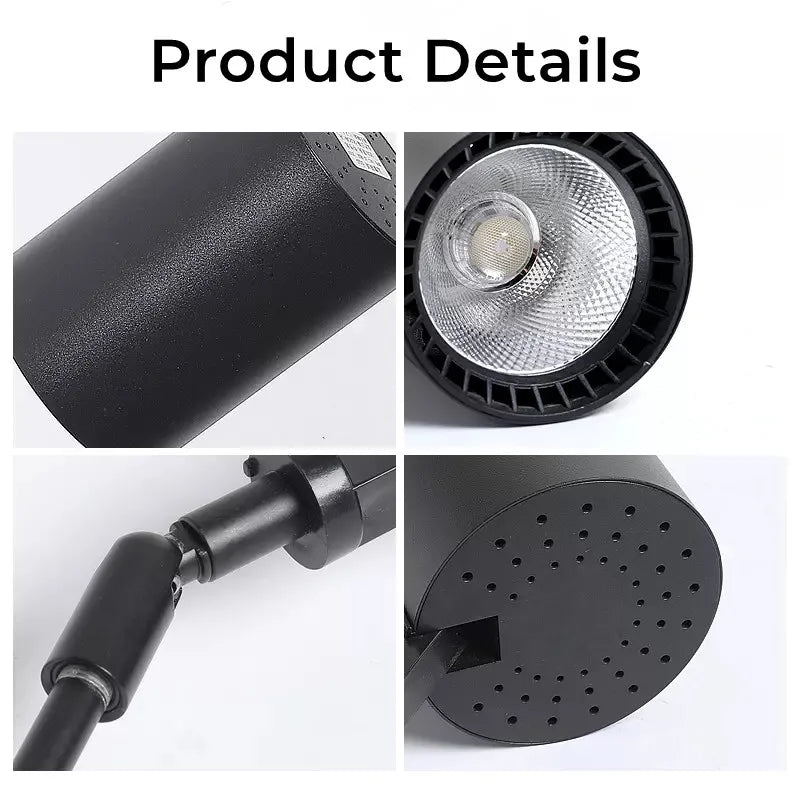 Modern COB Adjustable Ceiling Wall Lamps Aluminium Long Arm Telescopic LED Spotlights Gallery Picture Wall Decor Light Fixture