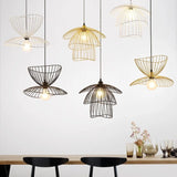 Nordic art pendant light living room dining room bedroom hallway foyer balcony modern minimalist wrought iron lighting fixtures