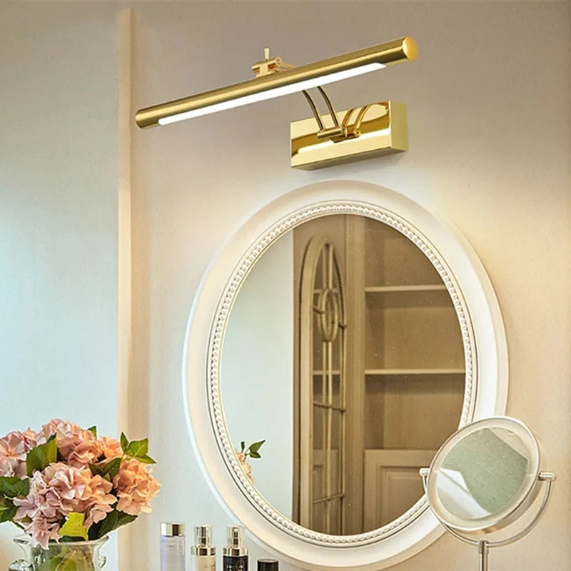 Modern LED Vanity Lights Bathroom Mirror Wall Lamps Waterproof Dimmable 9W 12W Toilet Wall Mounted Lighting Fixtures Sconces