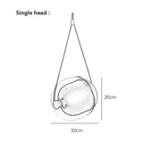 Nordic Led Colorful Glass Pendant Light Modern Fashion Czech Capsule Design Restaurant Kitchen Hanging lamp Bar Bedroom Fixtures