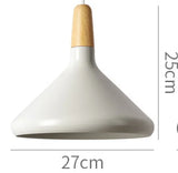 Modern Pendant Light Nordic Hanging Light Fixuture Suspension Macaron Dinning Living Room Hall Decoration Wood LED Lamp Lampara