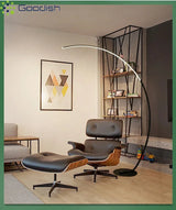 Modern Nordic LED Floor Lamp | Minimalist Fishing Light for Study & Living Room