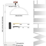 Half Moon Floor Standing Fill Light - 40W Dimmable LED Lash Light for Beauty Salons
