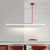 Modern Minimalist Line Led Chandeliers Lamp for Living Room Dining Room Bedroom Pendant Lights Tube Kitchen Room Decor Lighting