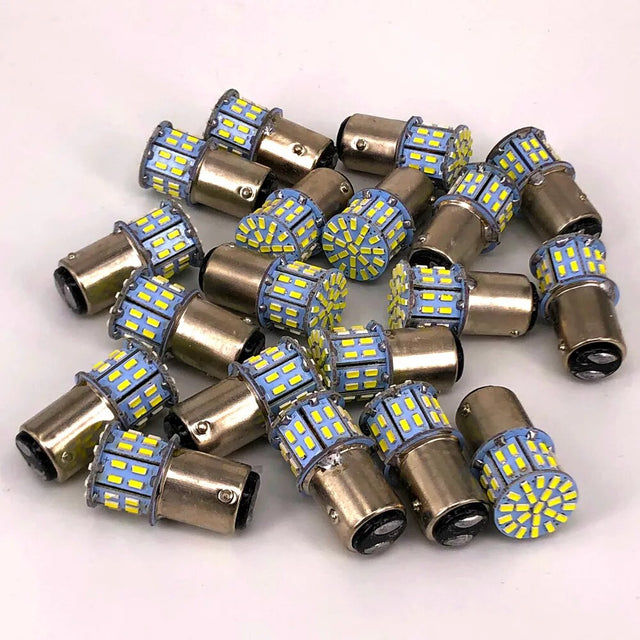 100pcs BA15S 1156  50 SMD 3014 P21/5W BA15D 1157  Led 12V Car Brake Light Turn Signals Rear Parking Reverse Lamp