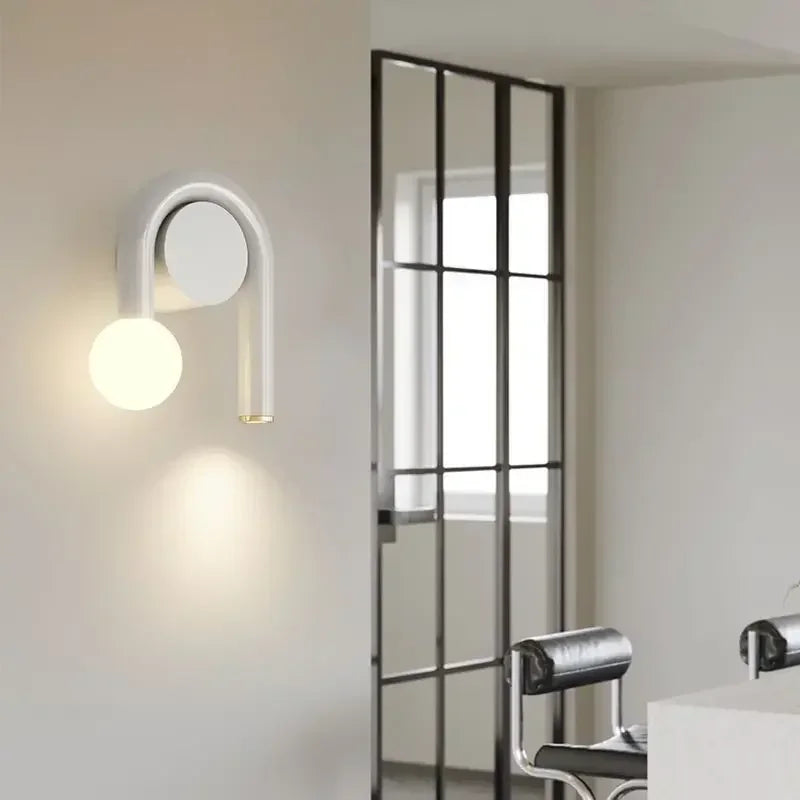 U Shape Wall Lamp Nordic Sconce Lights For Bedroom Living Room