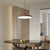 Modern Retro Chandelier Walnut Color Home Decoration Lamps Dining Room Bedroom Living Room Wood Grain Home Decoration