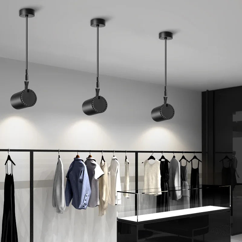 Modern COB Adjustable Ceiling Wall Lamps Aluminium Long Arm Telescopic LED Spotlights Gallery Picture Wall Decor Light Fixture