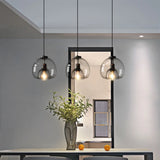Modern Nordic Chandelier 3 Heads Iron Glass Indoor Home Decor Pendant Lights Dining Room Bar Salon Hanging Lamp Fixtures