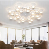 Nordic Living Room Ceiling Lights Post-modern Minimalist Bedroom And Study Lights Artistic Creativity Led Plum Blossom Lights