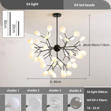 Nordic Led Creative Chandelier Modern Branch Ceiling Pendant Light For Living Room Home Decoration Lustre Indoor Lighting Lamps