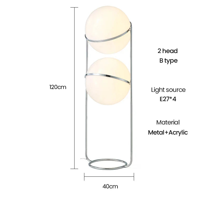 Nordic Designer Light Fixture Modern Simple Living Room Bedroom Decorative Lighting Stand Lamp Creative Bauhaus Eye Floor Lamps