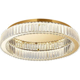 Modern Simple Crystal Circle Lamp Ceiling Chandelier Living Room Bedroom Study Decorative Led Indoor Lighting Ceiling Light