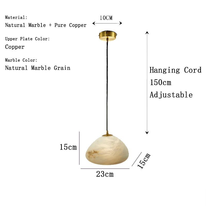 Luxury Marble Pebble Chandelier Modern Alabaster Pendant Light Dimmable Luster Ceiling Lamp for Villa Staircase 2026
