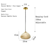 Luxury Marble Pebble Chandelier Modern Alabaster Pendant Light Dimmable Luster Ceiling Lamp for Villa Staircase 2026