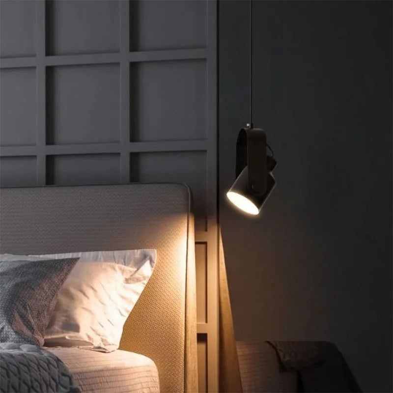 Nordic LED Pendant Light Macaron Iron Hanging Lamp For Bedroom Living Room Study Bedside Dining Room Illumination Fixture Lustre